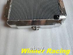 RADIATEUR EN ALLIAGE + Tuyaux en silicone pour MG MGB GT / ROADSTER 1968-1975