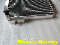 RADIATEUR EN ALLIAGE + Tuyaux en silicone pour MG MGB GT / ROADSTER 1968-1975