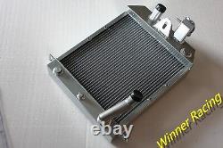 RADIATEUR EN ALLIAGE + Ventilateur électrique pour Morgan Plus Eight 8 1968-2003