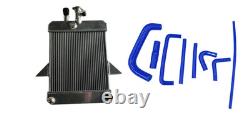 RADIATEUR EN ALUMINIUM + DURITE EN SILICONE pour Triumph GT6 1966-1972