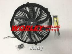 RADIATEUR EN ALUMINIUM ET VENTILATEUR pour Chrysler Newport V8 1970 ALLIAGE 3 RANGÉES 3 NUCLEAUX