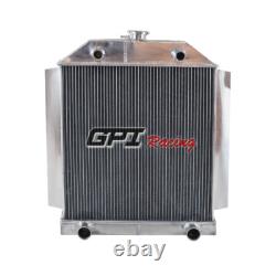 RADIATEUR EN ALUMINIUM POUR MOTEUR V8 FLATHEAD DE VOITURE FORD 1949-1953 1950 1951 MT 62MM