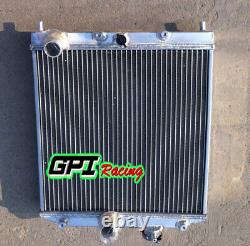 Radiateur 32mm +CACHE+VENTILATEUR pour Honda Civic Del Sol EG EK EH EJ EM B16 B18 92-00