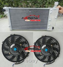 Radiateur Aluminal+fans Pour 1991-2001 Peugeot 106 Gti&rallye//citroen Saxo/vtr