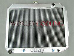 Radiateur Aluminum Pour Chrysler Town & Country V8 1968-1970 1969 Alloy 3row 56mm