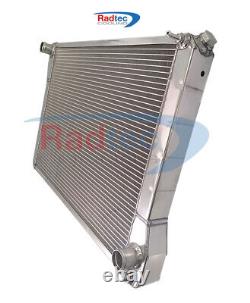 Radiateur En Alliage Rover Sd1 V8 Par Radtec + Ventilateur Officiel Spal 14