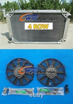 Radiateur En Aluminium 4row+fans Nissan Patrol Gq 2.8 4.2 Diesel Td42&3.0 Essence Y60