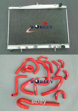 Radiateur En Aluminium En Alliage Et Tuyau De Silicone Pour R33 R34 Gt Gtt Gtr 1999-2000 A /mt