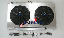 Radiateur En Aluminium + Shroud + Ventilateur Pour Nissan Gu Patrol Y61 Essence 4.5l 1997-sur Mt
