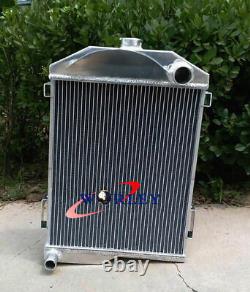 Radiateur En Aluminium + Ventilateur Pour Austin Healey 3000 1959-1967 Manuel Mt