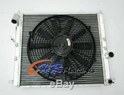 Radiateur En Aluminium + Ventilateur Pour Renault Clio 16s / Williams 1.8l / 2.0l 16v F7r 93-96 Mt