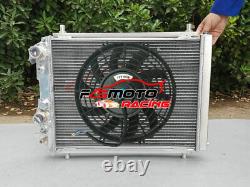 Radiateur + Fan Pour 87-95 Delta De Lancia Hf Integrale 8v 16v Evo 2.0 Turbo 831/835