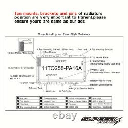 Radiateur Pour Vauxhall Opel Z20let Astra G Mk4 Zafira A Mk1 Gsi Sri Turbo 98-05