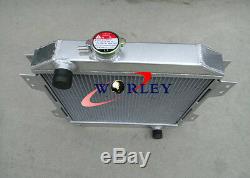 Radiateur & Ventilateur En Aluminium Pour Ford Capri Mk1 2 3 Kent 1.3l 1.6l / 2.0 Essex / Escort 1.6
