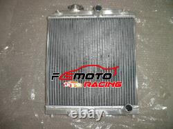 Radiateur de 32mm + PROTECTION + VENTILATEUR pour Honda Civic Del Sol EG EK EH EJ EM B16 B18 de 92 à 00