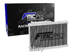 Radiateur de course en alliage d'aluminium FMIC. Pro pour Nissan Skyline R33 (AU) GTS-T RB25 M.