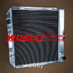 Radiateur de course en aluminium 44 mm 3 rangées - 1977 FORD MAVERICK 4.1L/5.0L l6/V8 alliage