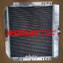 Radiateur de course en aluminium 44 mm 3 rangées - 1977 FORD MAVERICK 4.1L/5.0L l6/V8 alliage