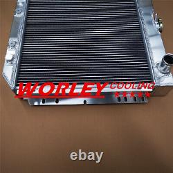 Radiateur de course en aluminium 44 mm 3 rangées - 1977 FORD MAVERICK 4.1L/5.0L l6/V8 alliage