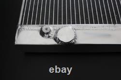 Radiateur de course en aluminium de 40 mm compatible avec VW Golf essence 1.8 2.0 FWD mk II de 1993 à 1999