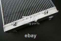 Radiateur de course en aluminium de 40 mm compatible avec VW Golf essence 1.8 2.0 FWD mk II de 1993 à 1999