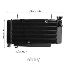 Radiateur de moto en alliage d’aluminium, radiateur réduisant la charge du moteur pour le moteur°