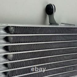 Radiateur de refroidissement d’huile moteur pour moto en alliage d’aluminium 255 mm x 197 mm universel