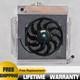 Radiateur En Alliage + 12 Ventilateurs Compatible Avec Bmw 1502 1600 1602 1802 2002 Tii / Turbo Mt De 1975 à 1977