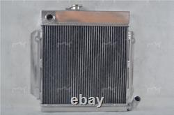 Radiateur en alliage + 12 ventilateurs compatible avec BMW 1502 1600 1602 1802 2002 TII / Turbo MT de 1975 à 1977