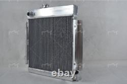 Radiateur en alliage + 12 ventilateurs compatible avec BMW 1502 1600 1602 1802 2002 TII / Turbo MT de 1975 à 1977