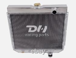 Radiateur en alliage 3 rangées compatible avec Ford Mustang Cougar Torino Falcon 1963-1970, cœur de 395 mm