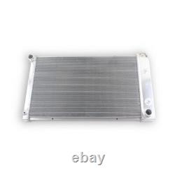 Radiateur en alliage 3 rangées compatible avec Pontiac Firebird Base Esprit Formula Trans Am V8 1974-81