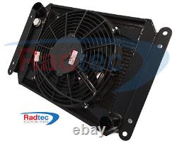 Radiateur en alliage Caterham 7 par Radtec + ventilateur SPAL 9