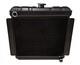 Radiateur En Alliage Escort Mk1 Mk2 Classic Avec Collecteur Droit Bda Xe En Aluminium Noir