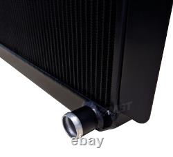 Radiateur en alliage Escort Mk1 Mk2 Classic avec collecteur droit BDA XE en aluminium noir