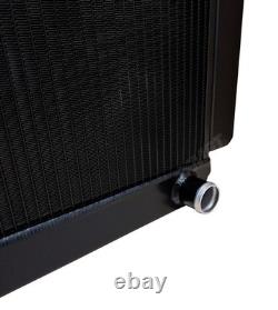 Radiateur en alliage Escort Mk1 Mk2 avec grand collecteur à 90 degrés en haut Pinto en aluminium noir