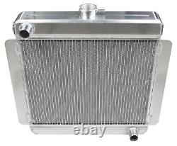 Radiateur en alliage Escort Mk1 Mk2 avec grand raccord de tête droit pour moteur BDA XE en aluminium