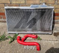 Radiateur en alliage Mishimoto + durites de liquide de refroidissement pour SUBARU IMPREZA 08-15 WRX STI GR GV