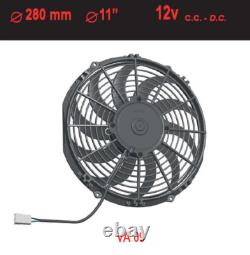Radiateur en alliage Radtec 60mm (extrême) Duratec Caterham +11 ventilateur SPAL
