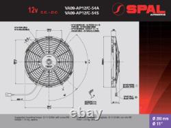 Radiateur en alliage Radtec 60mm (extrême) Duratec Caterham +11 ventilateur SPAL