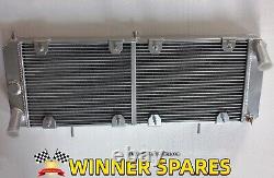 Radiateur en alliage compatible avec Fiat X1/9 Bertone X1/9 Lancia Scorpion et Montecarlo 1973-89