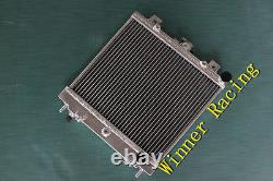 Radiateur en alliage compatible avec Nissan Pao 1.0 L MA10S 1989 1990 1991 AT 40MM 2 Rangs-Core