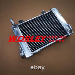 Radiateur en alliage d'aluminium 3 rangées POUR karting Go Kart go-kart 15 x 9.5 x 1.8 neuf