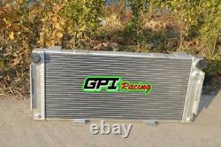 Radiateur en alliage d'aluminium Hi-Perf 70 mm pour FORD GT40 V8 1964-1969 65 66 + 2 ventilateurs