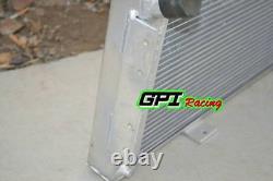 Radiateur en alliage d'aluminium Hi-Perf 70 mm pour FORD GT40 V8 1964-1969 65 66 + 2 ventilateurs