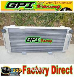 Radiateur en alliage d'aluminium Hi-Perf 70 mm pour FORD GT40 V8 1964-1969 65 66 + 2 ventilateurs