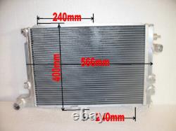 Radiateur en alliage d'aluminium Turbo C20LET Opel Vauxhall Calibra 2 rangées