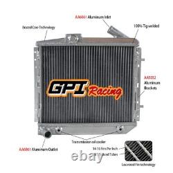 Radiateur en alliage d’aluminium avec refroidisseur d’huile pour Renault 5/R5 GT Turbo 1985-1991 50 mm