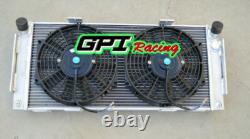 Radiateur en alliage d’aluminium haute performance 70 mm pour FORD GT40 V8 1964-1969 65 66 + 2 ventilateurs