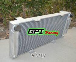Radiateur en alliage d’aluminium haute performance 70 mm pour FORD GT40 V8 1964-1969 65 66 + 2 ventilateurs